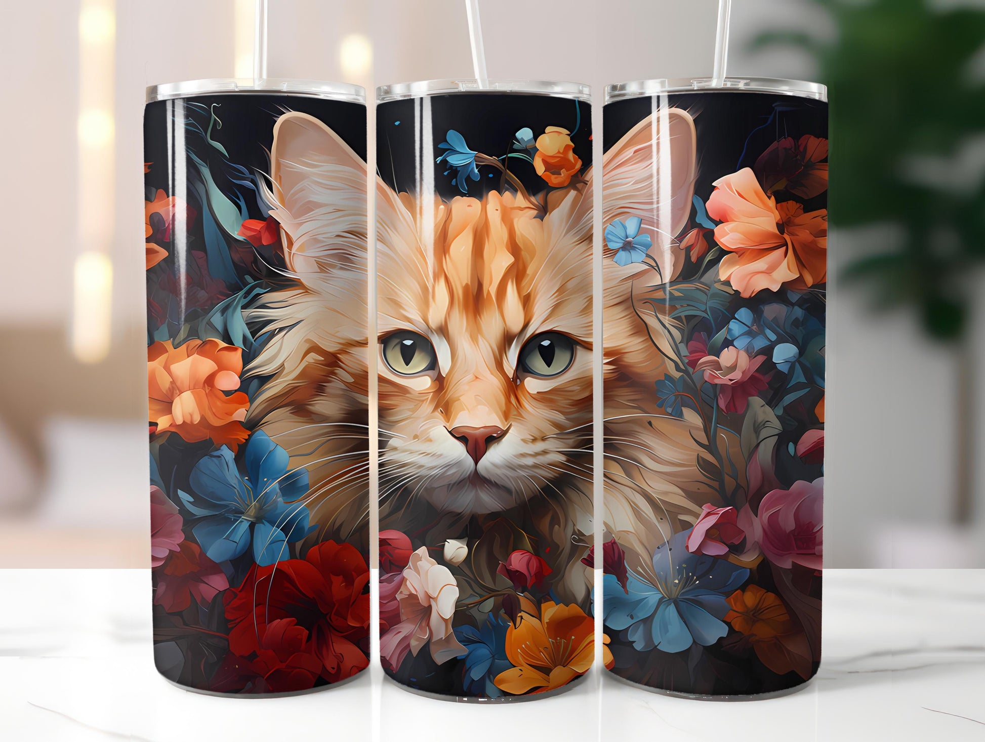 Spring Cats 5 Tumbler Wrap - CraftNest