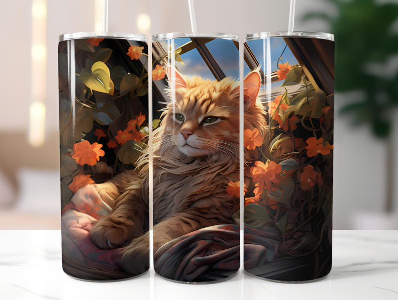 Spring Cats 6 Tumbler Wrap - CraftNest