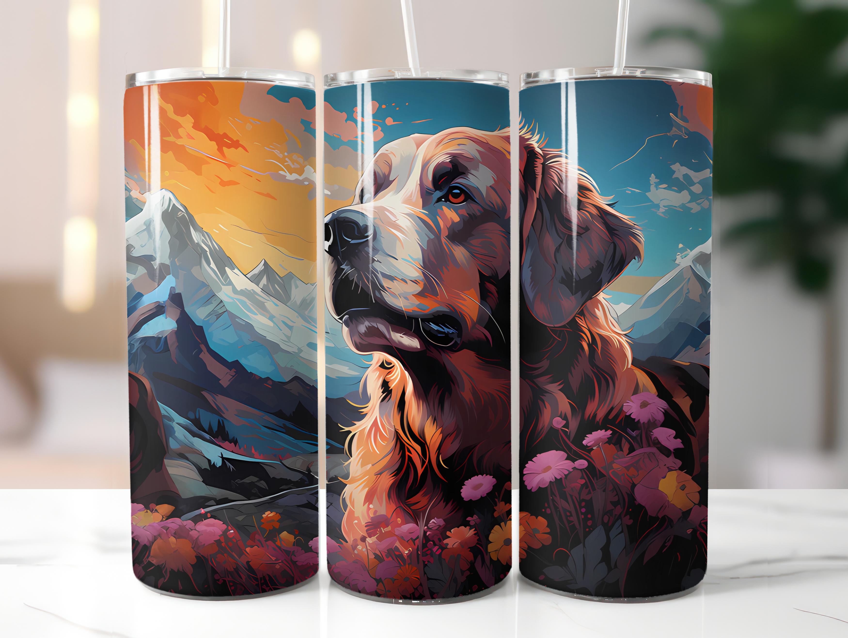 Spring Dogs 4 Tumbler Wrap - CraftNest