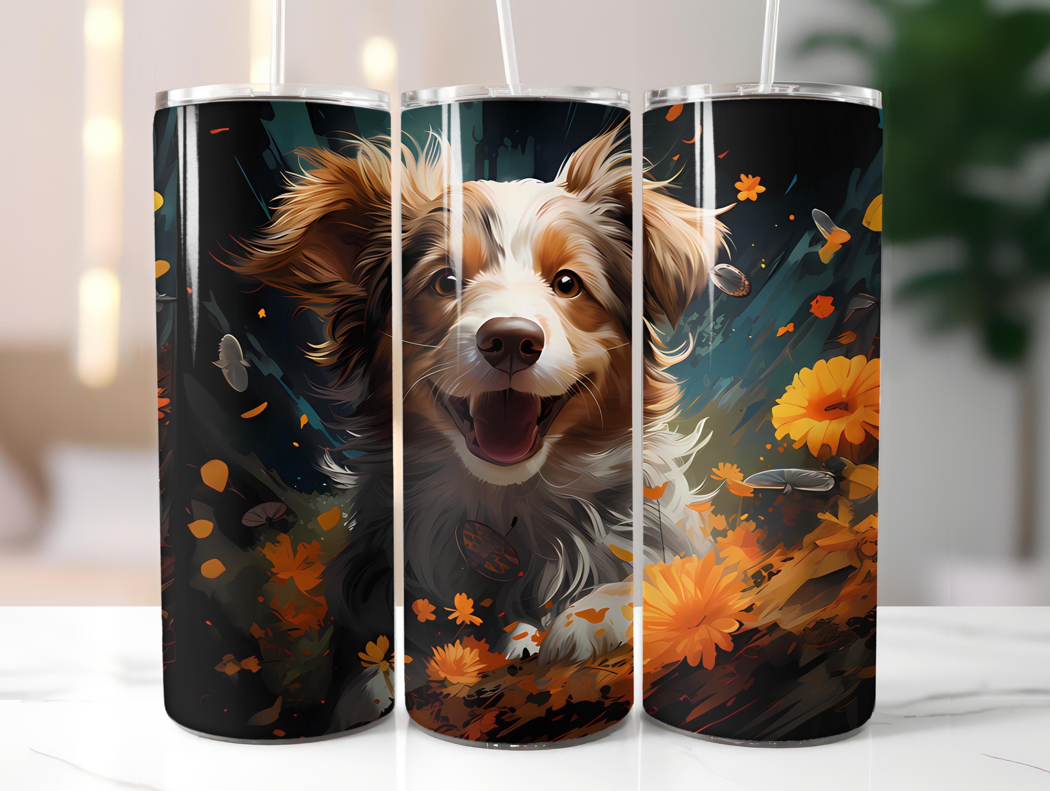 Spring Dogs 4 Tumbler Wrap - CraftNest