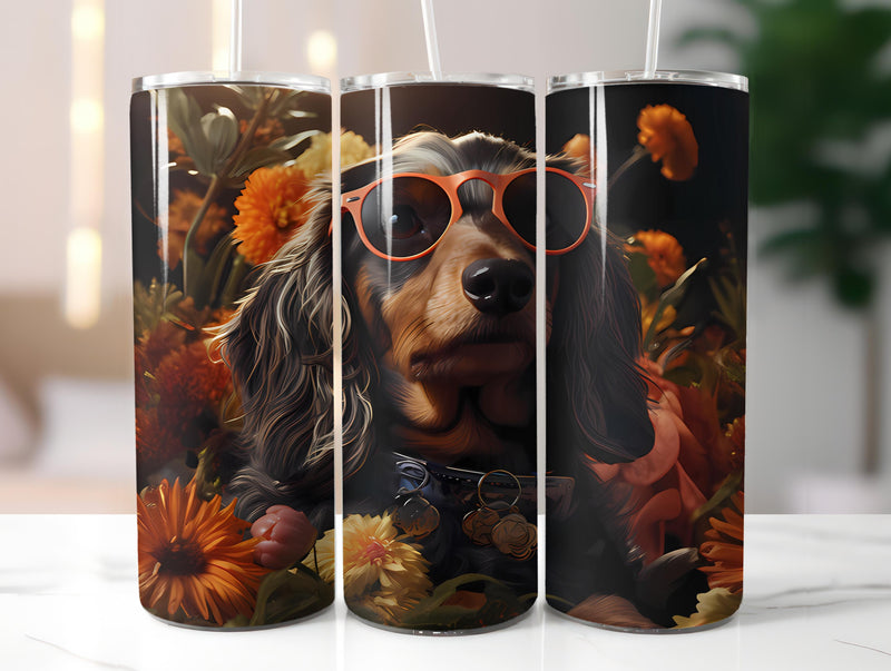 Spring Dogs 5 Tumbler Wrap - CraftNest