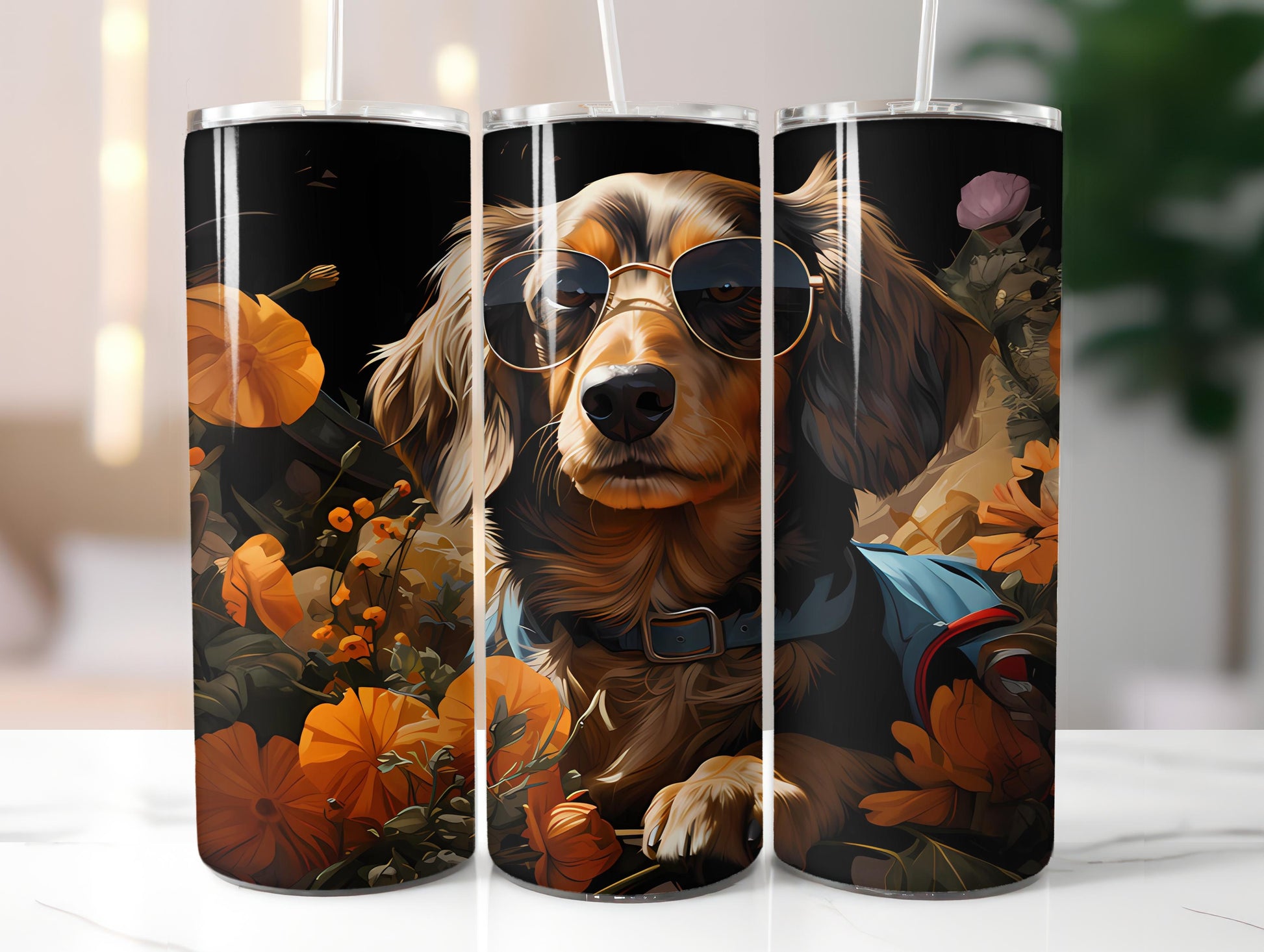 Spring Dogs 2 Tumbler Wrap - CraftNest