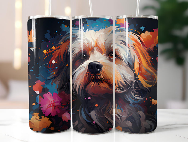 Spring Dogs 6 Tumbler Wrap - CraftNest