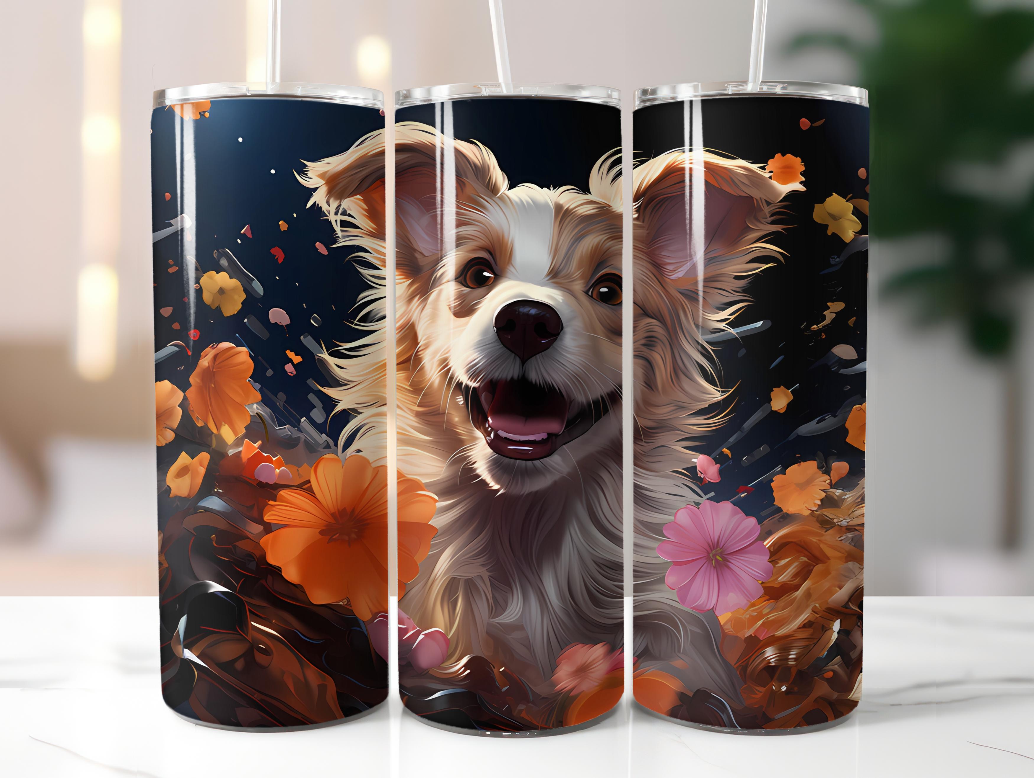 Spring Dogs 3 Tumbler Wrap - CraftNest