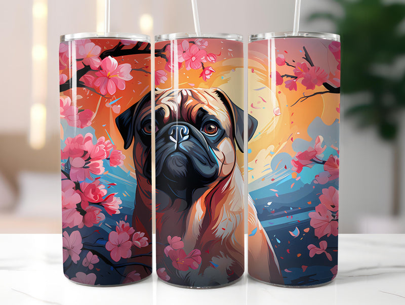 Spring Dogs 6 Tumbler Wrap - CraftNest