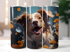 Spring Dogs 4 Tumbler Wrap - CraftNest