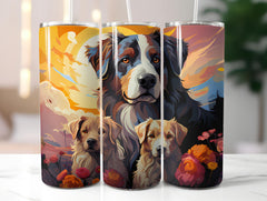 Spring Dogs 3 Tumbler Wrap - CraftNest