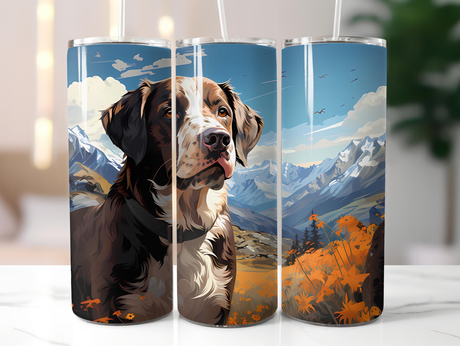 Spring Dogs 6 Tumbler Wrap - CraftNest