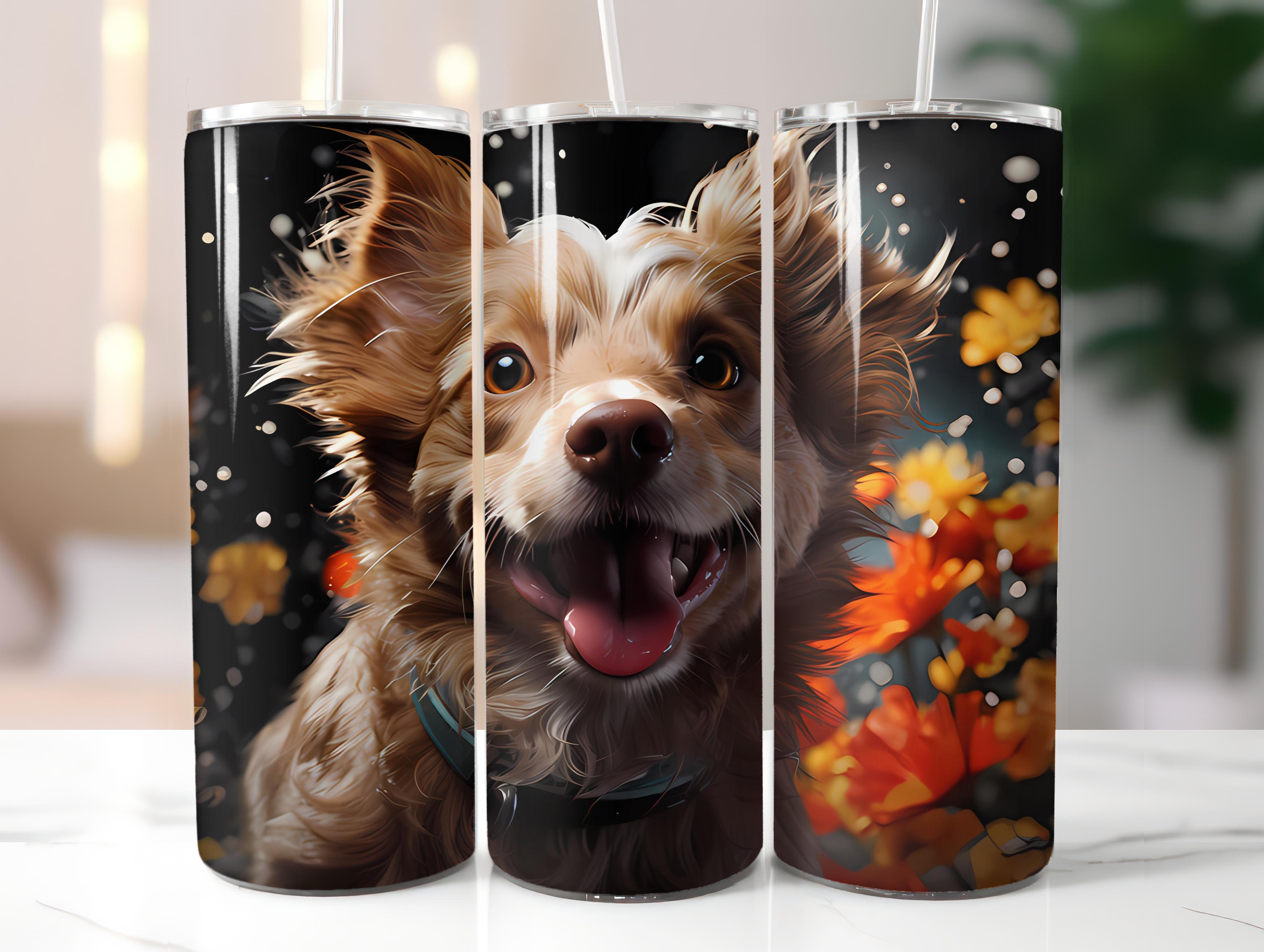 Spring Dogs 5 Tumbler Wrap - CraftNest