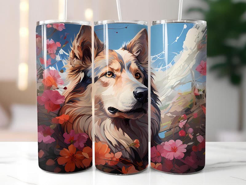 Spring Dogs 3 Tumbler Wrap - CraftNest