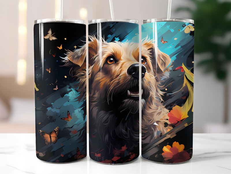 Spring Dogs 5 Tumbler Wrap - CraftNest