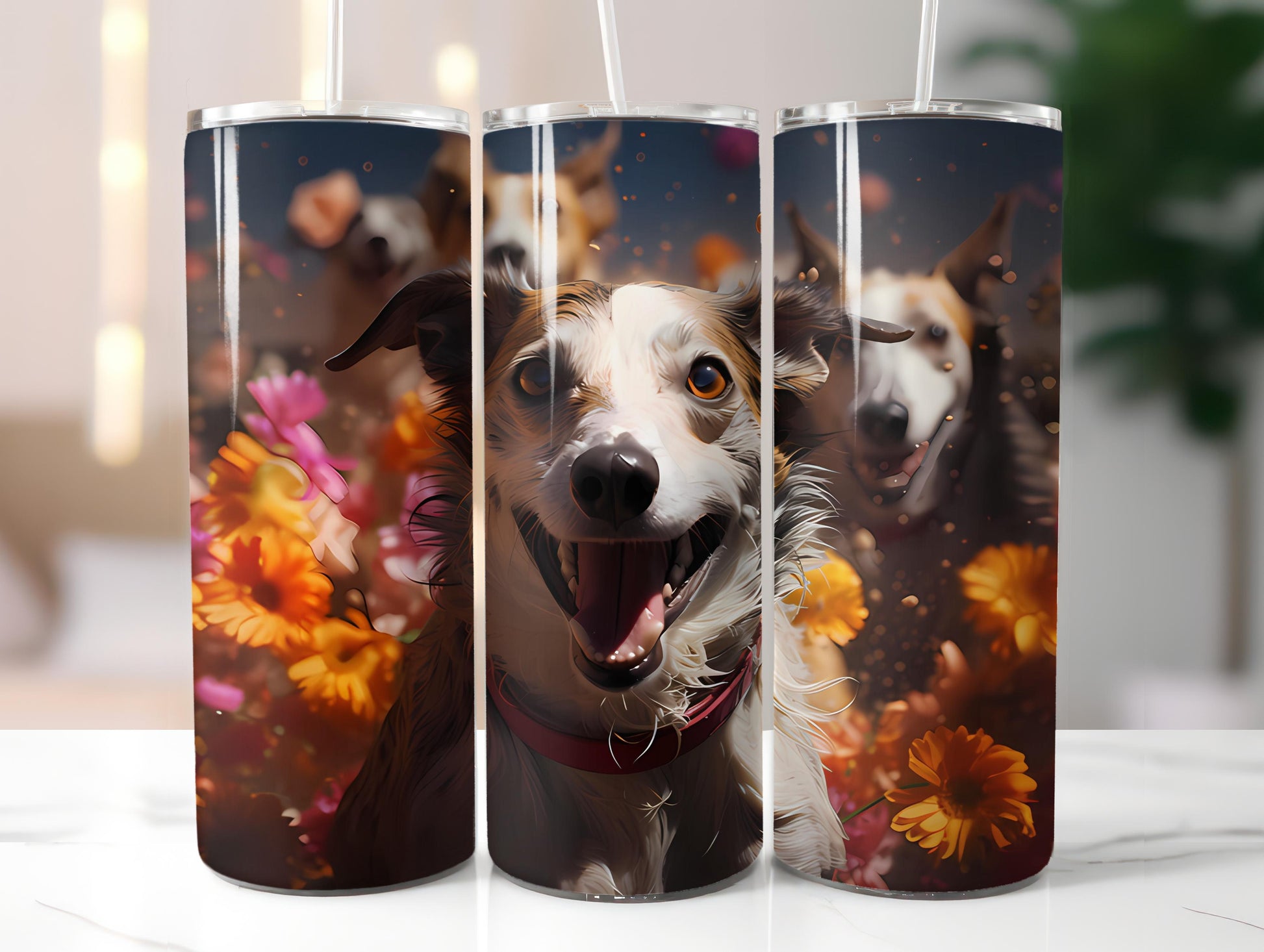 Spring Dogs 2 Tumbler Wrap - CraftNest