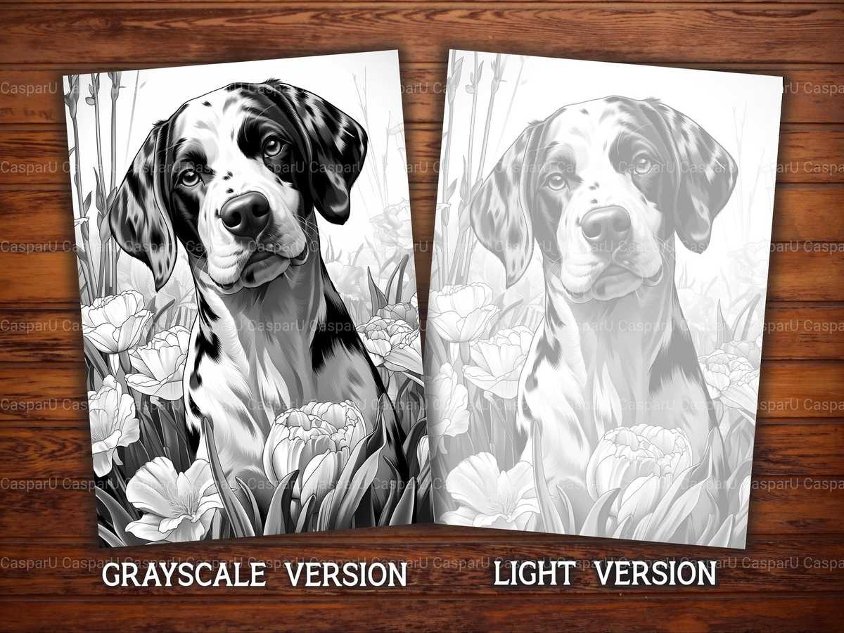 Spring Dogs Coloring Books - CraftNest