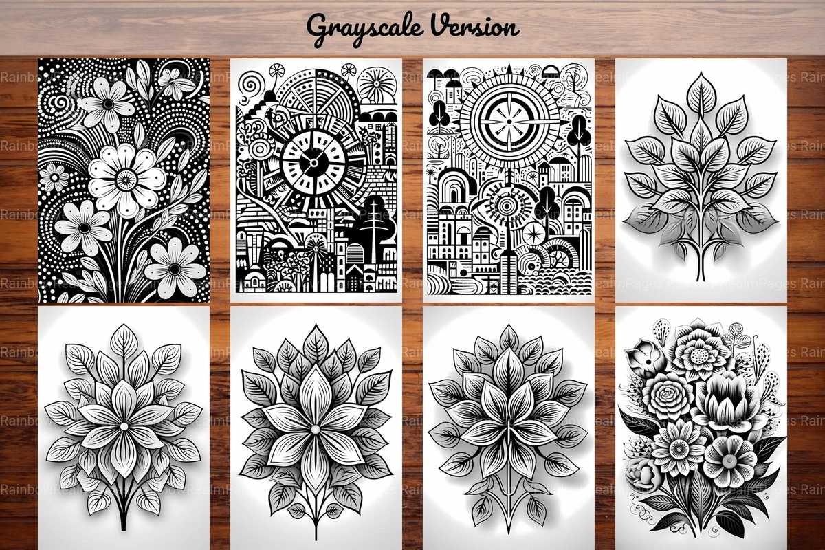 Spring Mandala Coloring Books - CraftNest