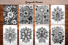 Spring Mandala Coloring Books - CraftNest