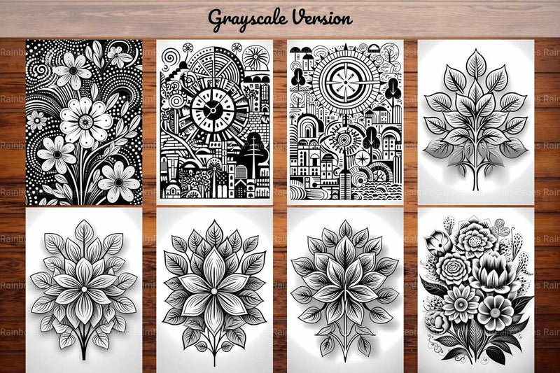 Spring Mandala Coloring Books - CraftNest