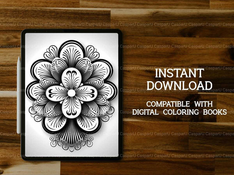 Spring Mandala Coloring Books - CraftNest