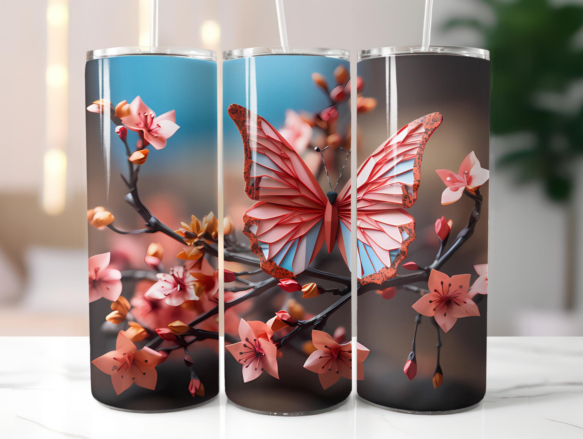 Spring Origami 2 Tumbler Wrap - CraftNest