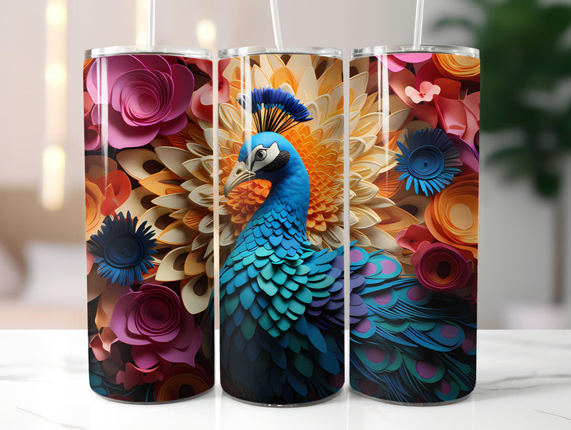 Spring Origami 8 Tumbler Wrap - CraftNest