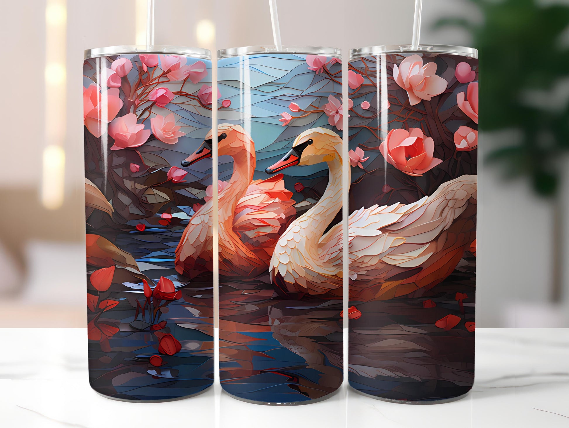 Spring Origami 3 Tumbler Wrap - CraftNest