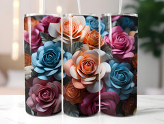 Spring Origami 8 Tumbler Wrap - CraftNest