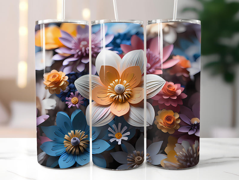 Spring Origami 1 Tumbler Wrap - CraftNest