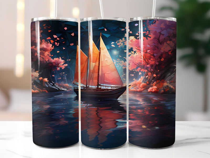 Spring Origami 1 Tumbler Wrap - CraftNest