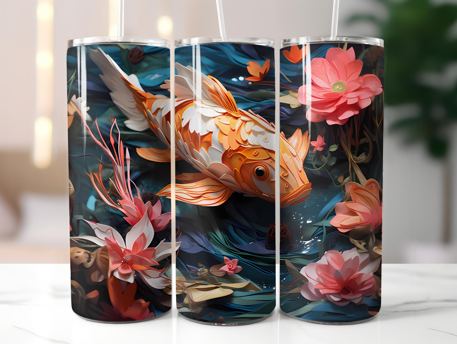 Spring Origami 1 Tumbler Wrap - CraftNest