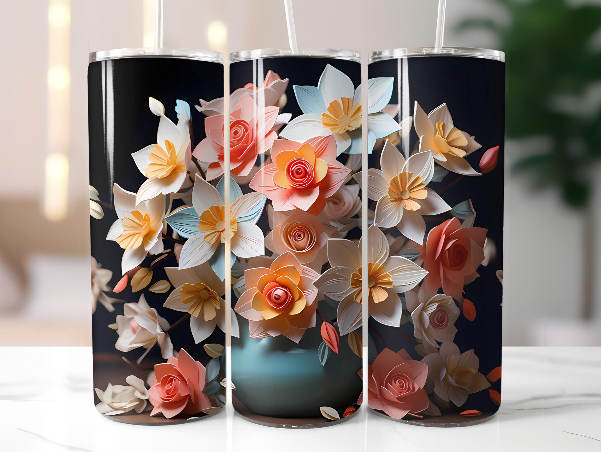 Spring Origami 2 Tumbler Wrap - CraftNest