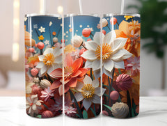 Spring Origami 3 Tumbler Wrap - CraftNest