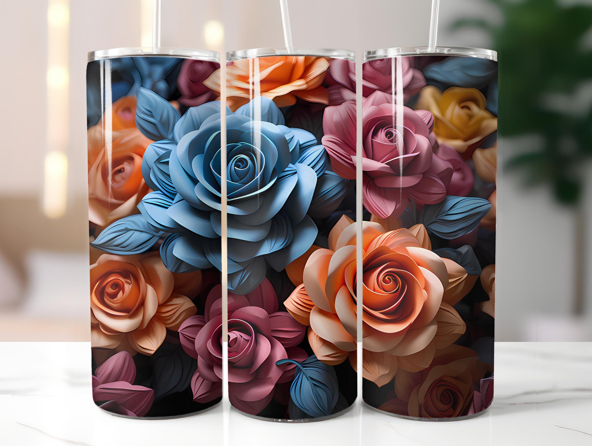 Spring Origami 2 Tumbler Wrap - CraftNest