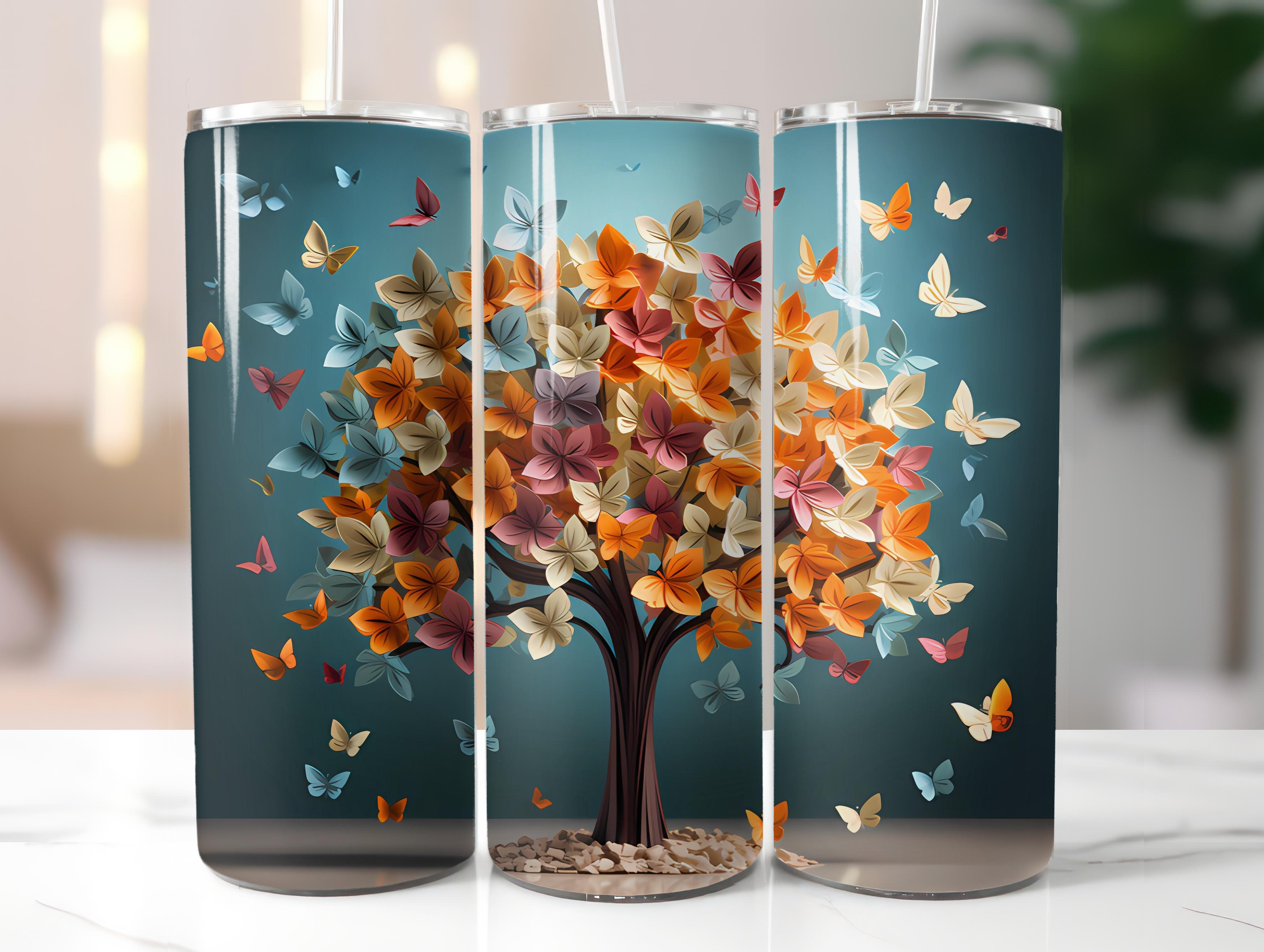 Spring Origami 1 Tumbler Wrap - CraftNest