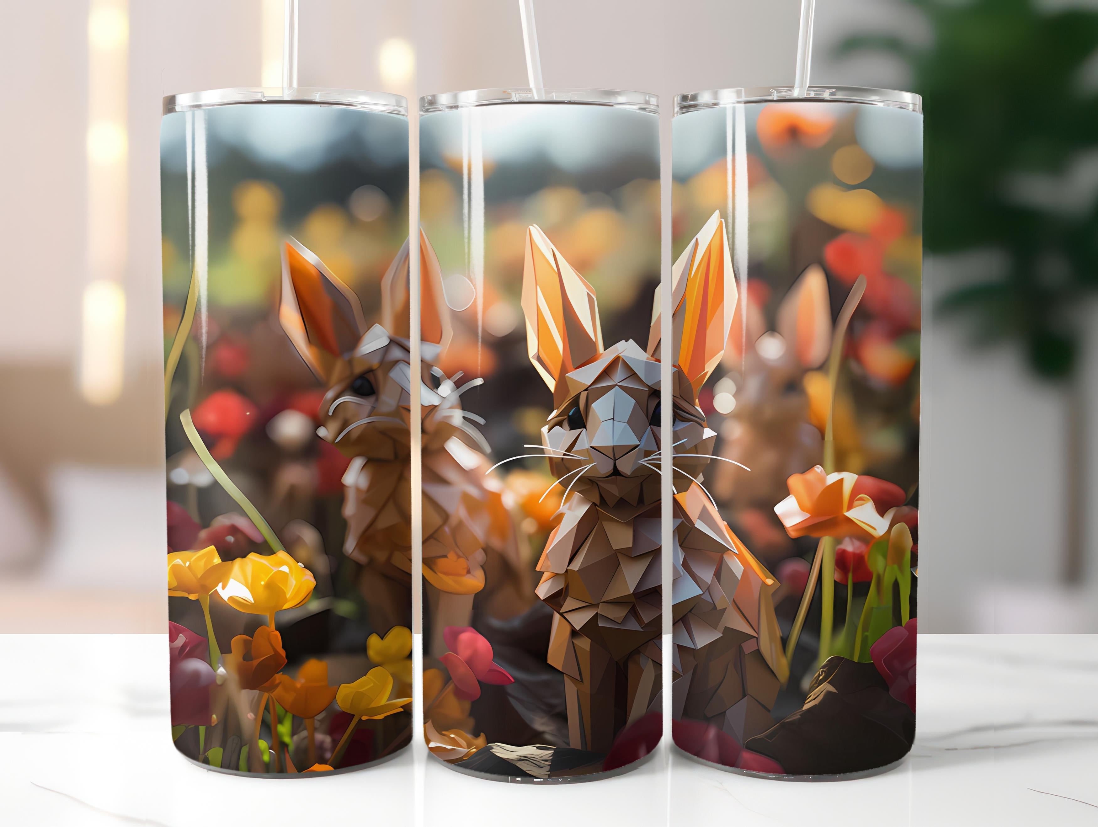 Spring Origami 8 Tumbler Wrap - CraftNest