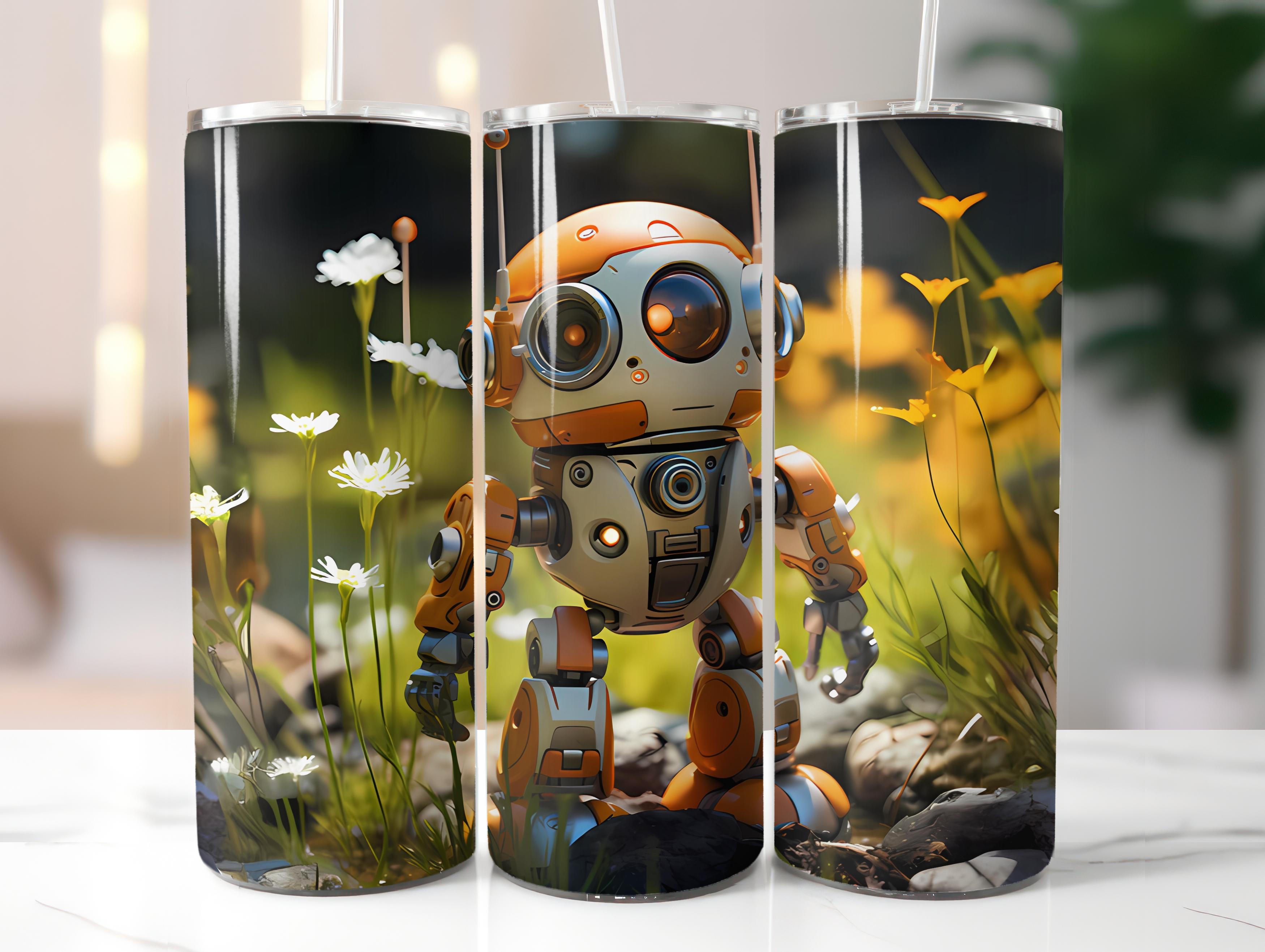 Spring Roboter 5 Tumbler Wrap - CraftNest