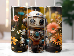 Spring Roboter 3 Tumbler Wrap - CraftNest