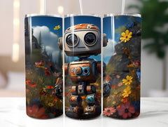 Spring Roboter 5 Tumbler Wrap - CraftNest