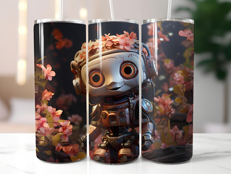 Spring Roboter 2 Tumbler Wrap - CraftNest