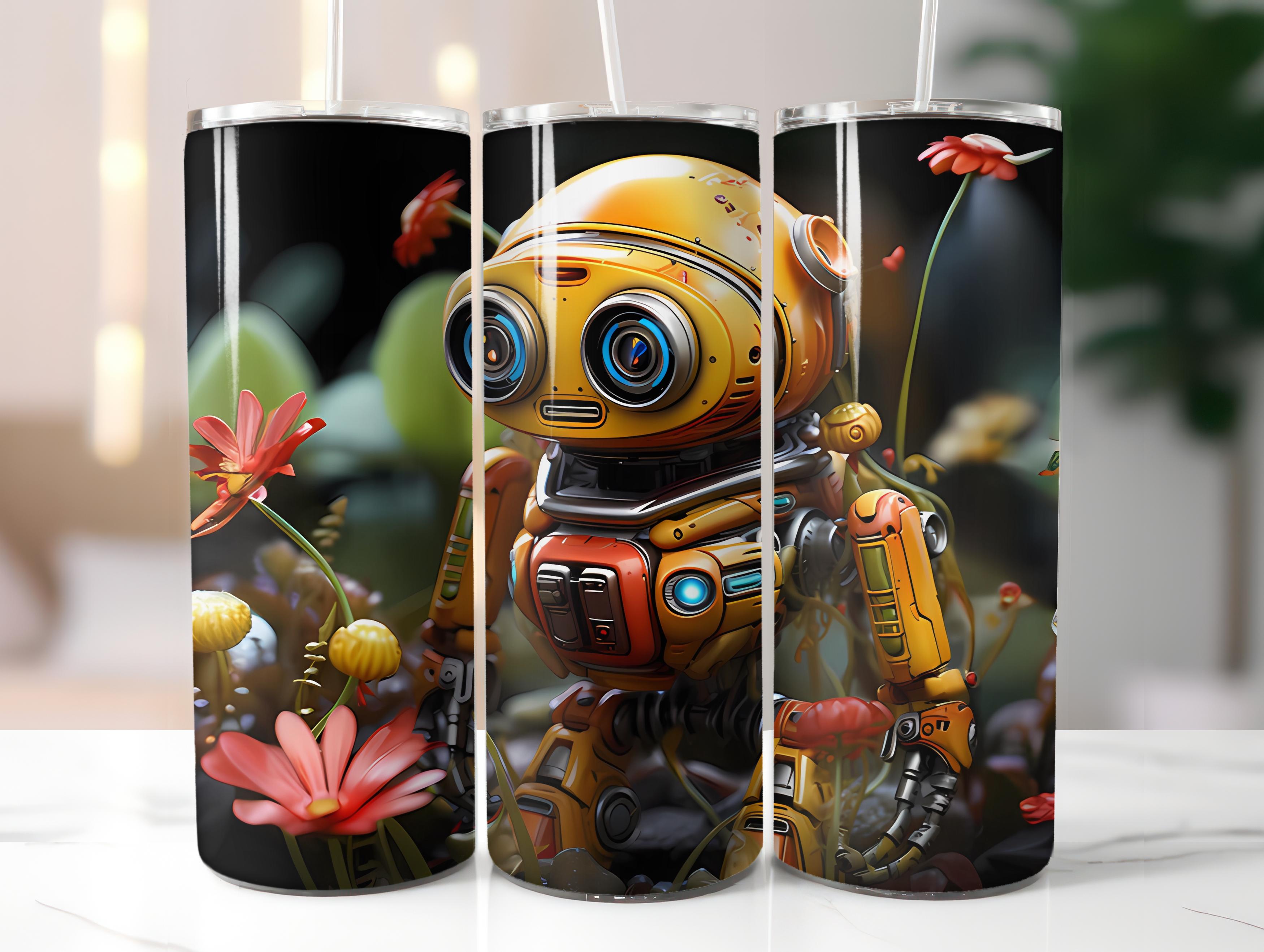 Spring Roboter 5 Tumbler Wrap - CraftNest