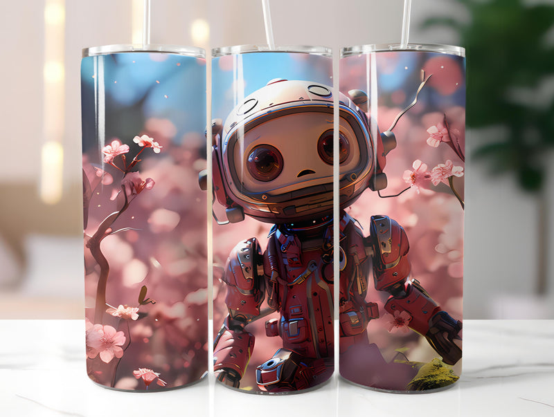 Spring Roboter 4 Tumbler Wrap - CraftNest