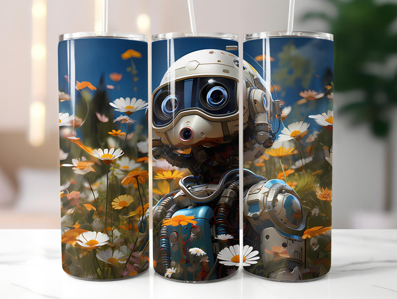 Spring Roboter 2 Tumbler Wrap - CraftNest