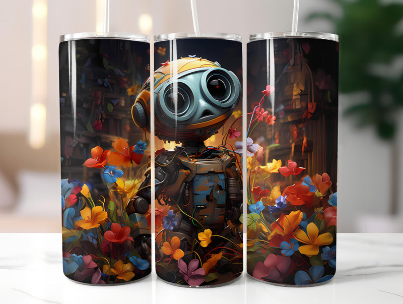 Spring Roboter 3 Tumbler Wrap - CraftNest