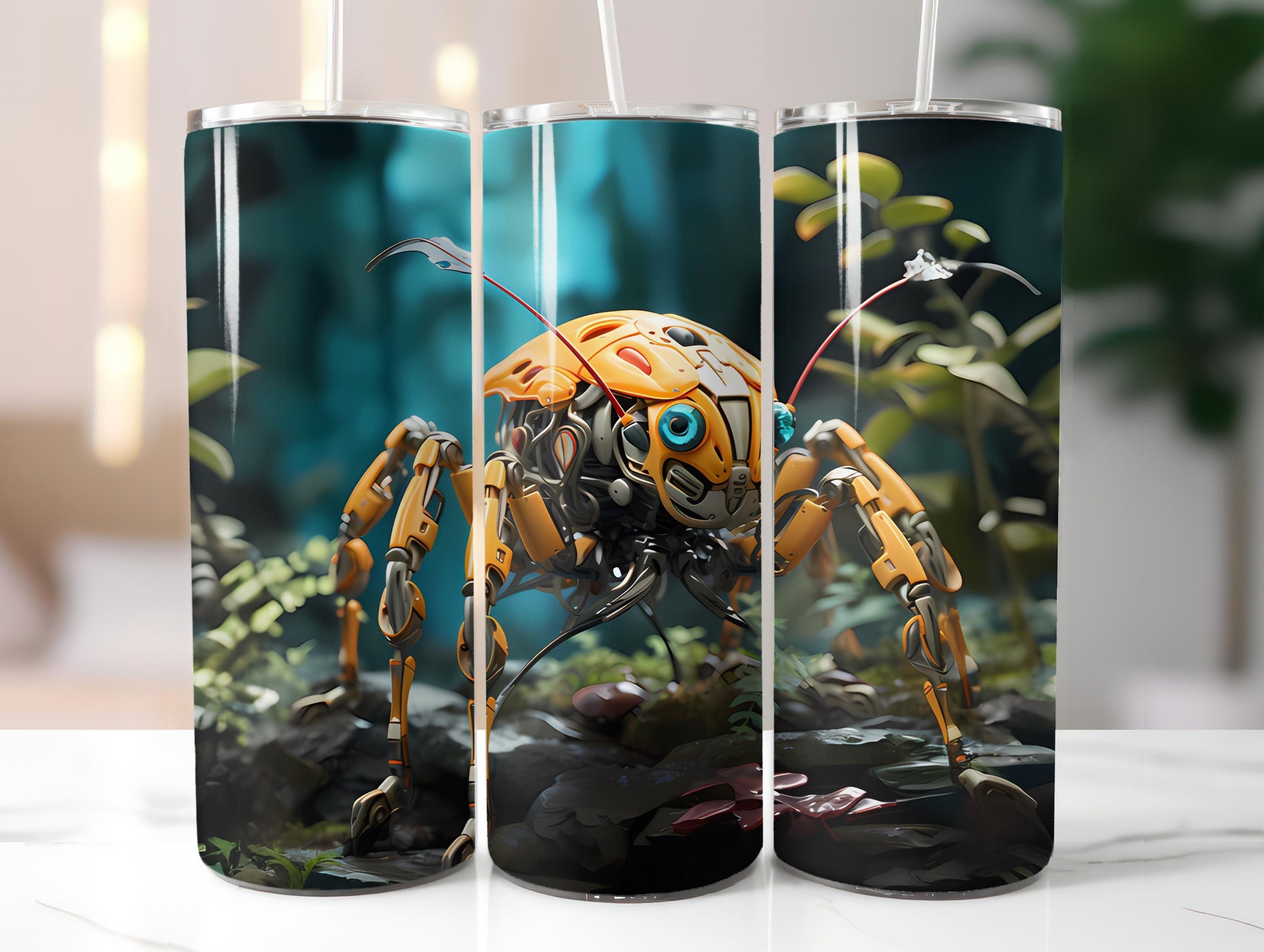 Spring Roboter 4 Tumbler Wrap - CraftNest