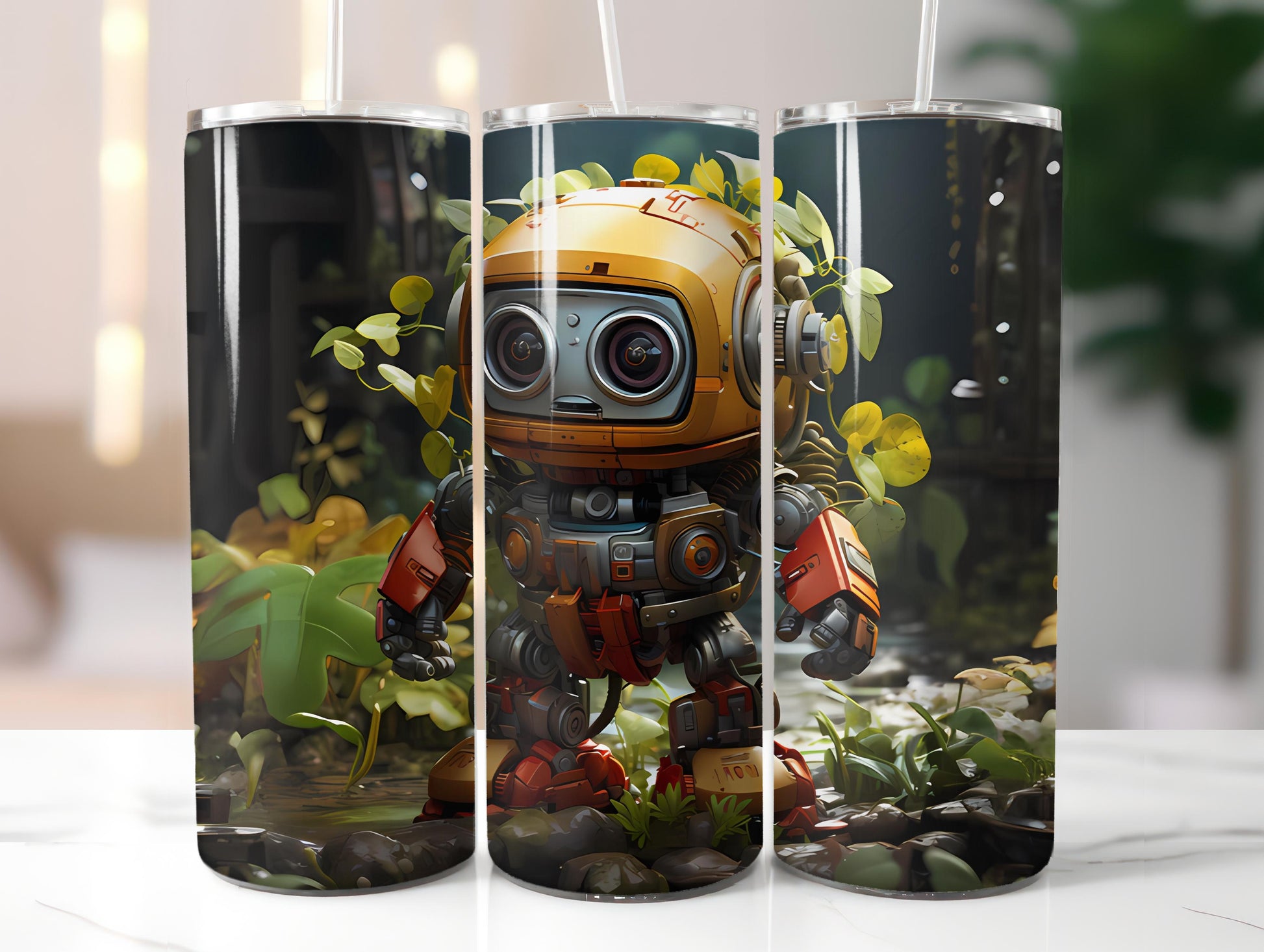 Spring Roboter 5 Tumbler Wrap - CraftNest