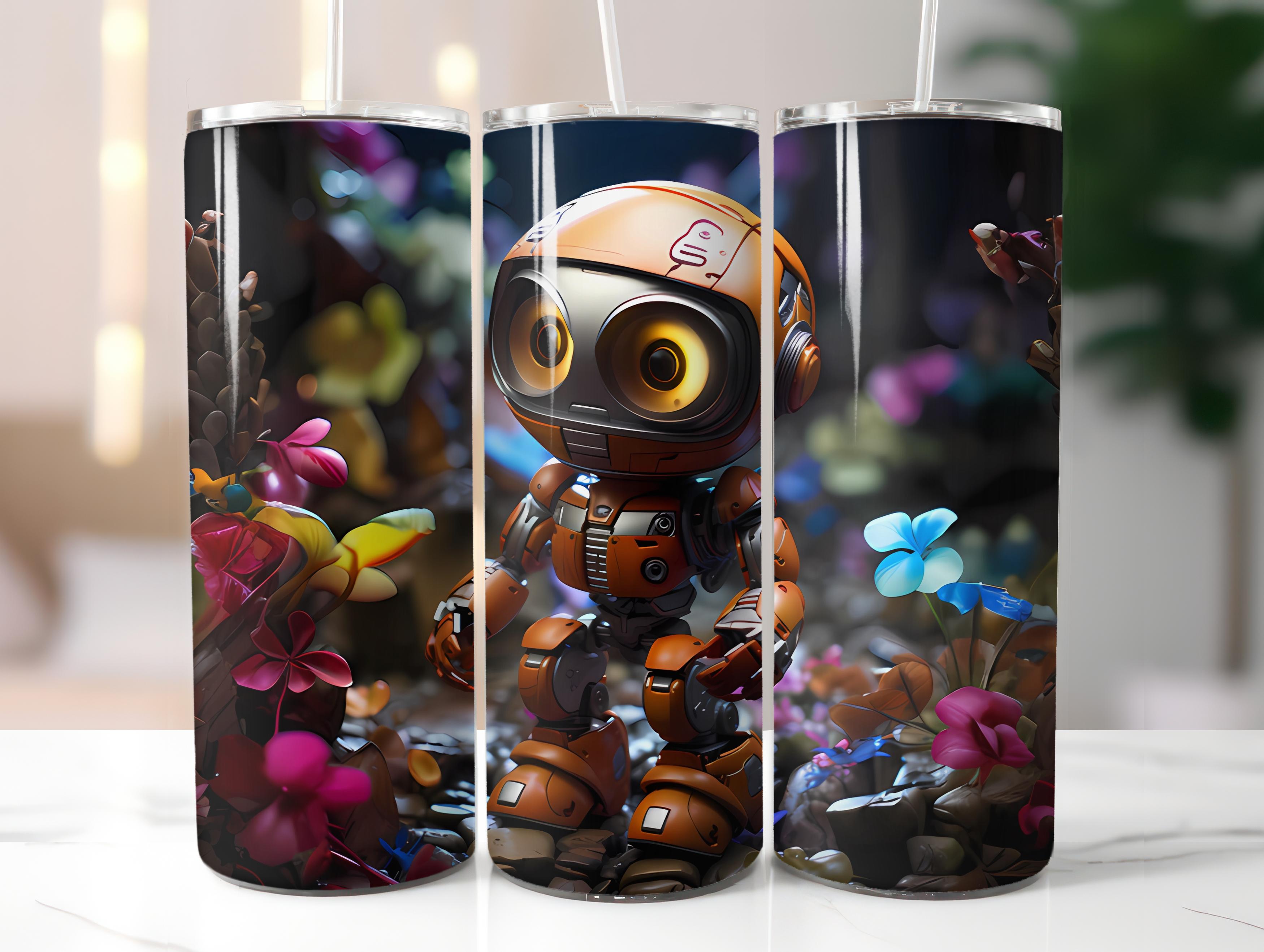 Spring Roboter 5 Tumbler Wrap - CraftNest