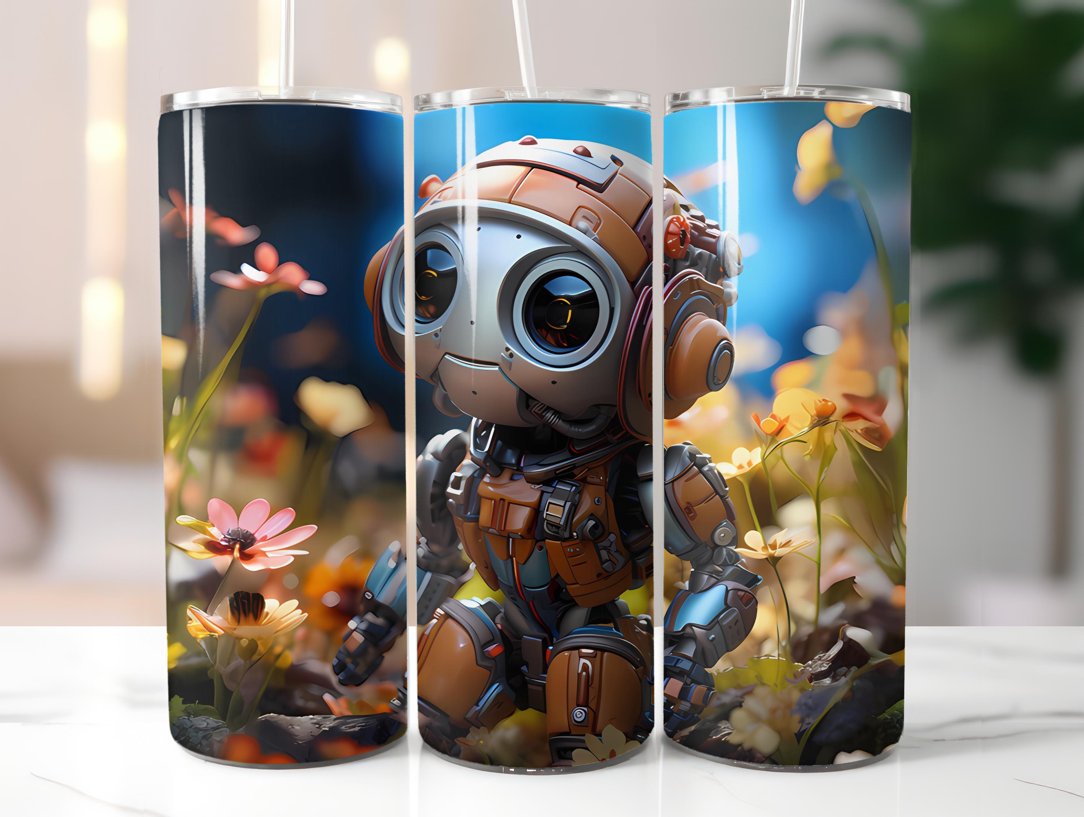 Spring Roboter 2 Tumbler Wrap - CraftNest