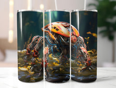 Spring Roboter 5 Tumbler Wrap - CraftNest