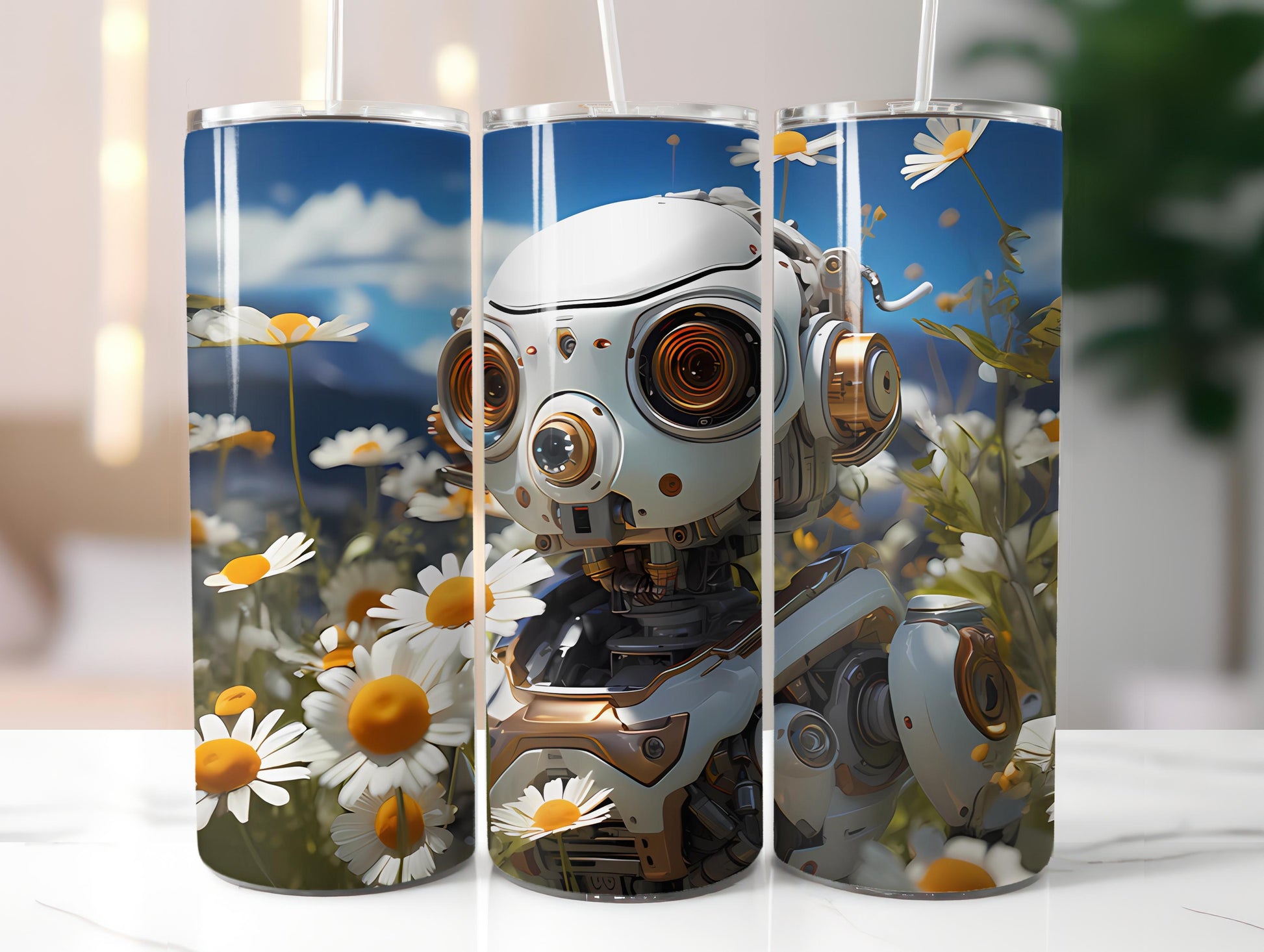 Spring Roboter 3 Tumbler Wrap - CraftNest