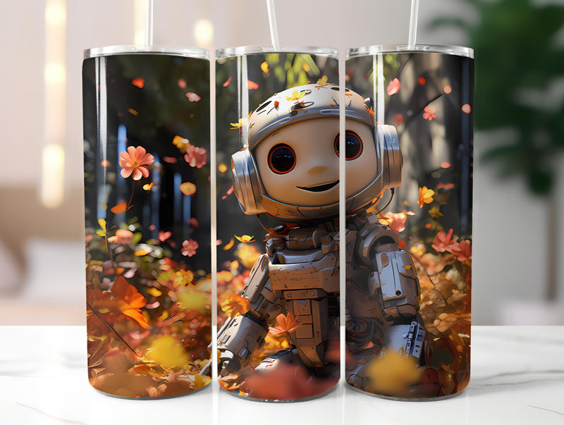 Spring Roboter 5 Tumbler Wrap - CraftNest