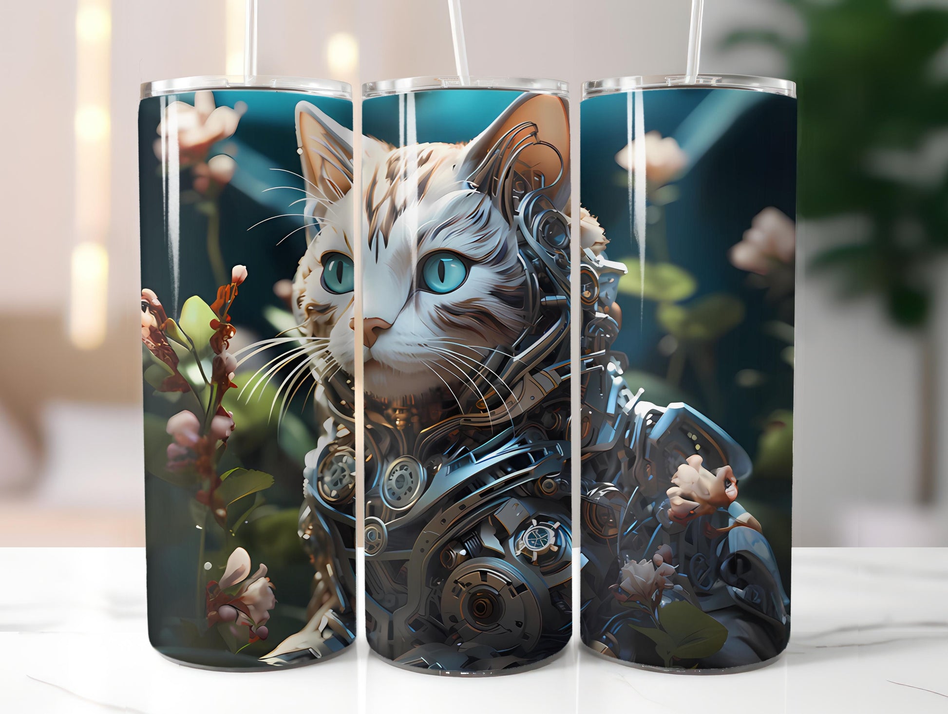 Spring Roboter 3 Tumbler Wrap - CraftNest