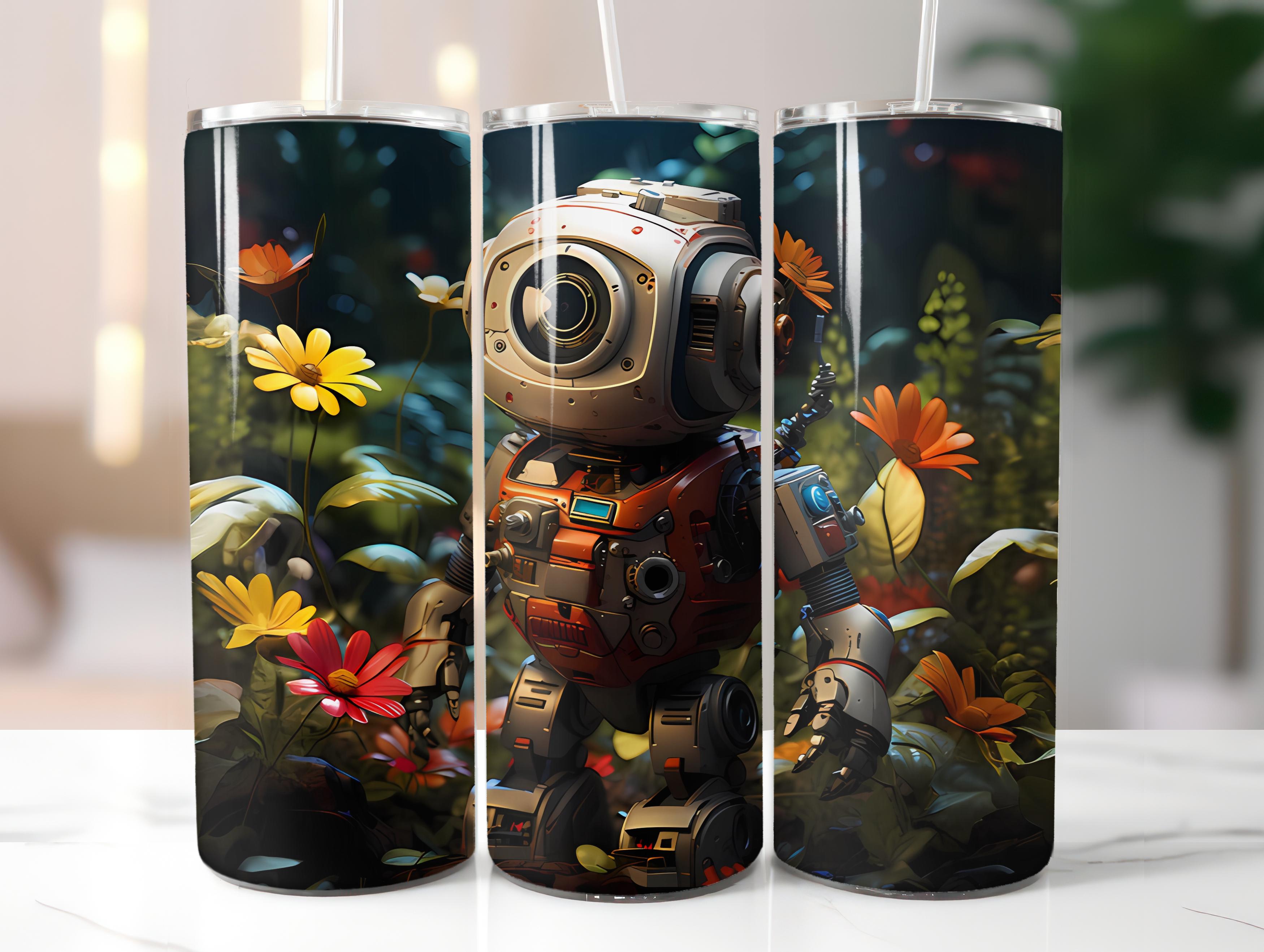 Spring Roboter 5 Tumbler Wrap - CraftNest